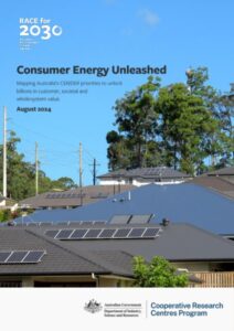 Cover of Consumer Energy Unleashed: Mapping Australia’s CER/DER priorities