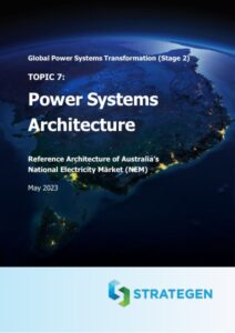 Cover of Topic 7: Power Systems Architecture – Reference Architecture of Australia’s National Electricity Market (Stage 2)
