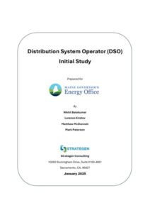 Cover of Distribution System Operator (DSO) Initial Study