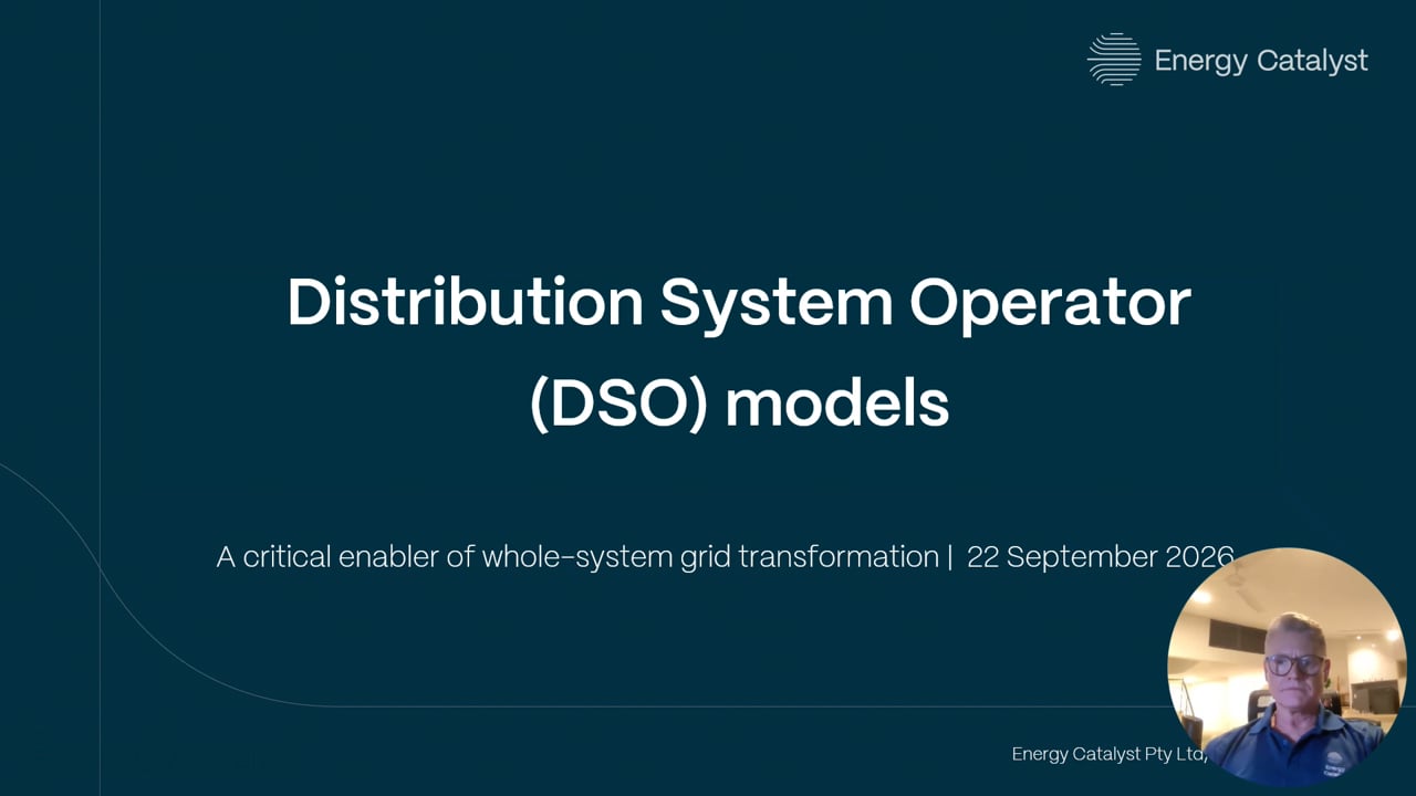 Distribution System Operator Models - A critical enabler of whole-system grid transformation